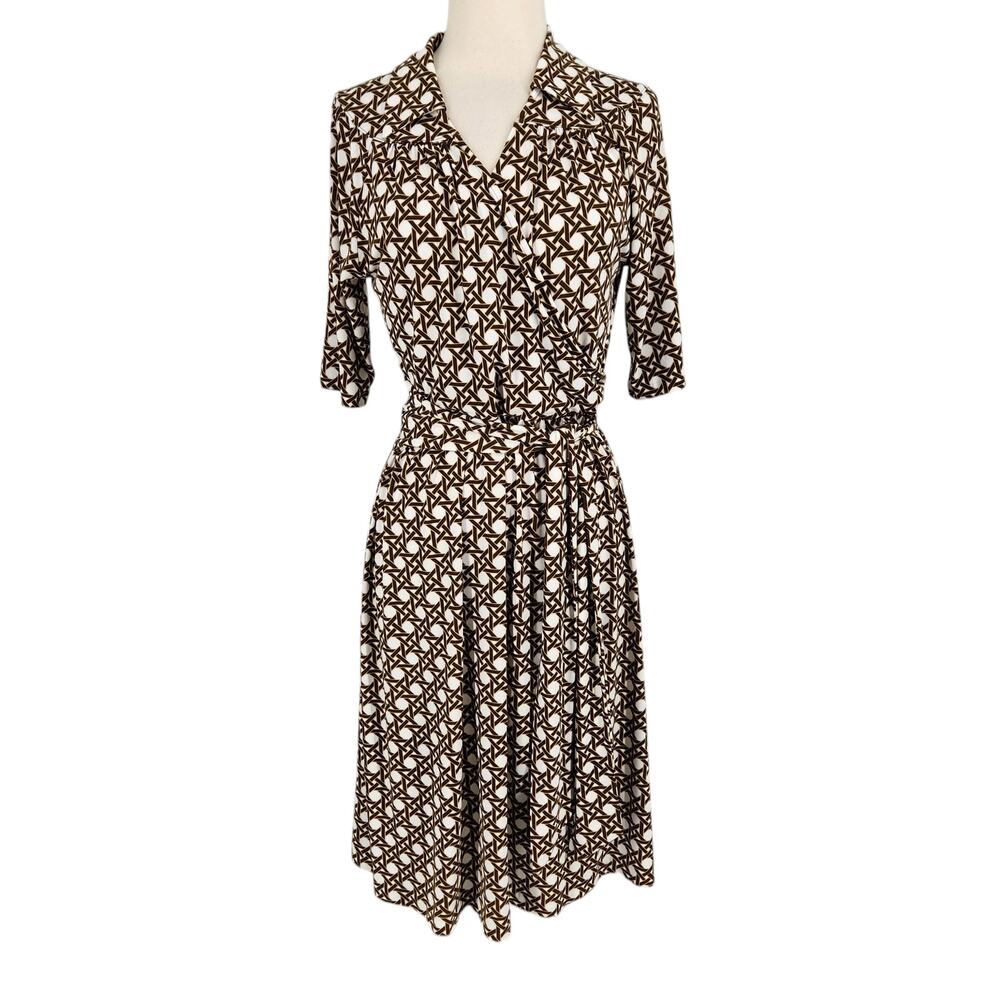 Vintage Talbots Faux Wrap Dress Size 8 Petites